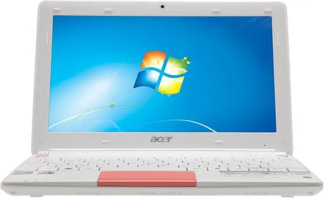 Alt view image 5 of 8 - Acer Aspire One Happy 2 AOHAPPY2-1499 Strawberry Yogurt Intel Atom N570(1.66 GHz) 10.1" WSVGA 1GB Memory 250GB HDD Netbook