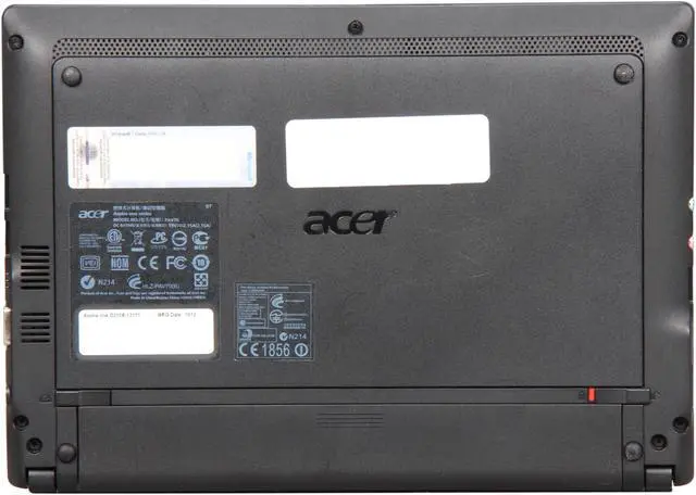 Alt view image 7 of 8 - Acer Aspire One AOD255E-13111 Red Intel Atom N455(1.66 GHz) 10.1" WSVGA 1GB Memory 250GB HDD Netbook