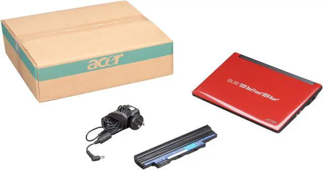 Alt view image 8 of 8 - Acer Aspire One AOD255E-13111 Red Intel Atom N455(1.66 GHz) 10.1" WSVGA 1GB Memory 250GB HDD Netbook