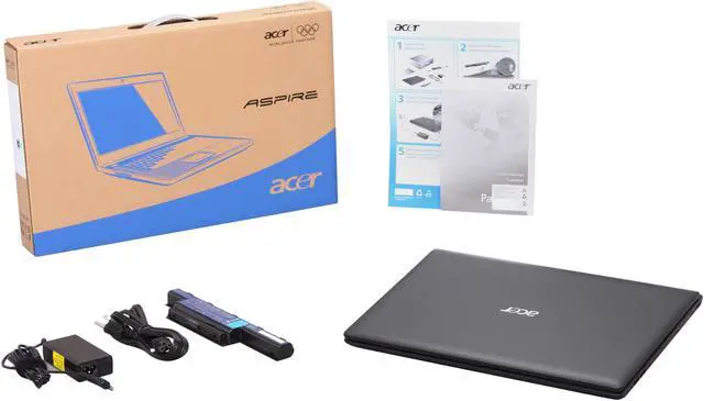 Alt view image 8 of 8 - Acer Laptop Aspire AMD Phenom II N970 4GB Memory 320GB HDD ATI Radeon HD 4250 15.6" Windows 7 Home Premium 64-Bit AS5552-7474