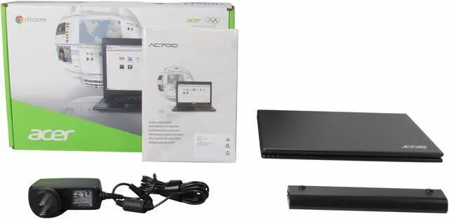 Alt view image 8 of 8 - Acer AC700-1099 Chromebook Intel Atom N570(1.66GHz) 11.6" 2GB Memory DDR3 1333 16GB SSD HDD WIFI Only