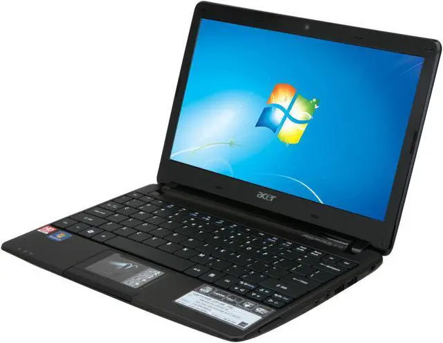 Main image of Acer Aspire One AO722-0418 Espresso Black AMD Dual-Core Processor C-60 (1.00 GHz) 11.6" 4GB Memory 500GB HDD Netbook