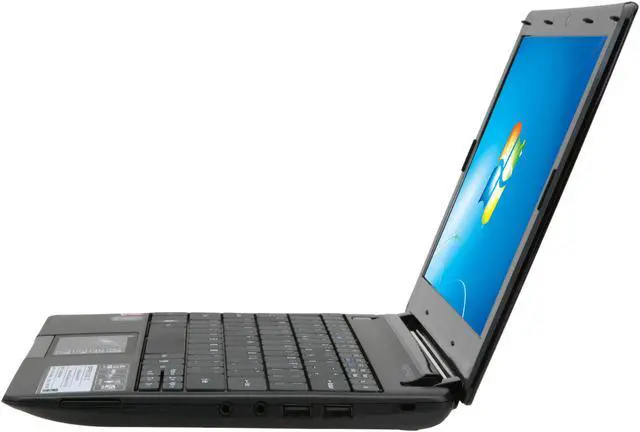Alt view image 2 of 8 - Acer Aspire One AO722-0418 Espresso Black AMD Dual-Core Processor C-60 (1.00 GHz) 11.6" 4GB Memory 500GB HDD Netbook