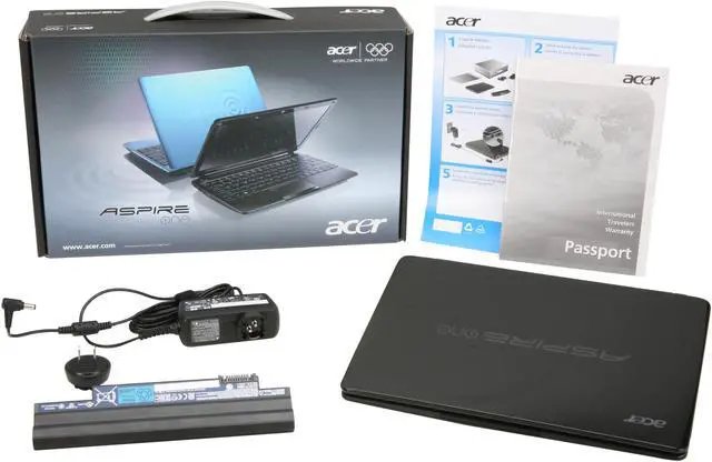Alt view image 8 of 8 - Acer Aspire One AO722-0418 Espresso Black AMD Dual-Core Processor C-60 (1.00 GHz) 11.6" 4GB Memory 500GB HDD Netbook