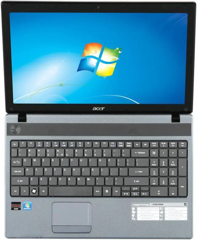 Alt view image 6 of 8 - Acer Laptop Aspire AMD E-300 2GB Memory 250GB HDD AMD Radeon HD 6310 15.6" Windows 7 Home Premium 64-bit AS5250-0468