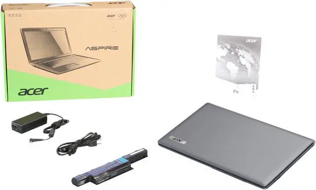 Alt view image 8 of 8 - Acer Laptop Aspire AMD E-300 2GB Memory 250GB HDD AMD Radeon HD 6310 15.6" Windows 7 Home Premium 64-bit AS5250-0468