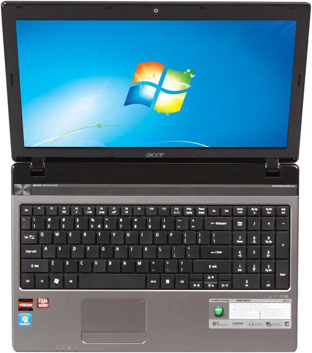 Alt view image 6 of 8 - Acer Laptop Aspire AMD A4-3300M 4GB Memory 500GB HDD AMD Radeon HD 6480G 15.6" Windows 7 Home Premium 64-bit AS5560-Sb659