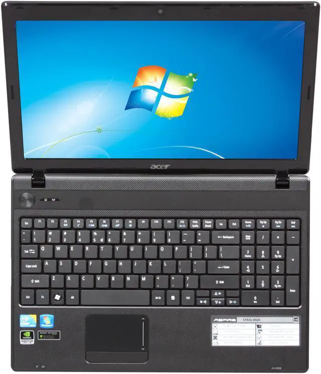 Alt view image 6 of 8 - Acer Laptop Aspire Intel Core i3-370M 4GB Memory 320GB HDD NVIDIA GeForce GT 520M 15.6" Windows 7 Home Premium 64-bit AS5742G-6426