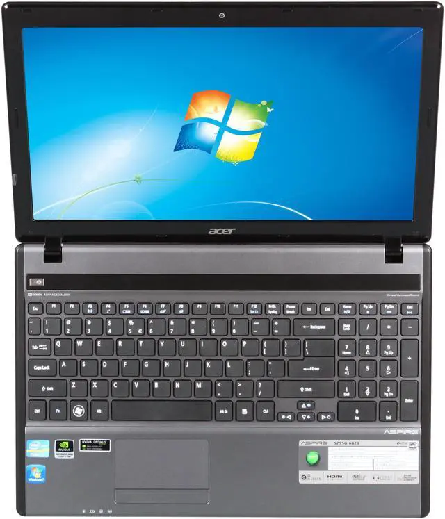 Alt view image 6 of 8 - Acer Laptop Aspire Intel Core i5-2430M 4GB Memory 500GB HDD NVIDIA GeForce GT 540M Switchable Graphics 15.6" Windows 7 Home Premium 64-Bit AS5755G-6823