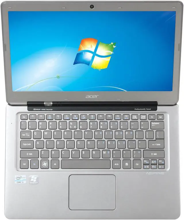Alt view image 6 of 8 - Acer Aspire Intel Core i5-2467M 4GB Memory 240 GB SSD Intel HD Graphics 3000 13.3" 1366 x 768 Ultrabook Windows 7 Home Premium 64-Bit S3-951-6828
