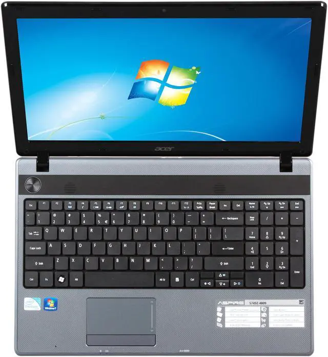 Alt view image 6 of 8 - Acer Laptop Aspire Intel Pentium B960 4GB Memory 500GB HDD Intel HD Graphics 15.6" Windows 7 Home Premium 64-Bit AS5749Z-4809