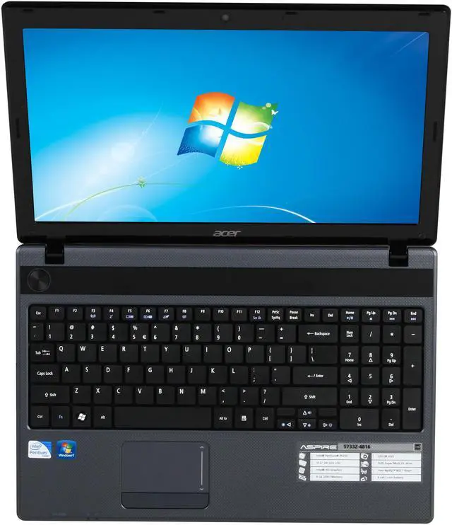 Alt view image 6 of 8 - Acer Laptop Aspire Intel Pentium P6200 4GB Memory 320GB HDD Intel HD Graphics 15.6" Windows 7 Home Premium 64-bit AS5733Z-4816