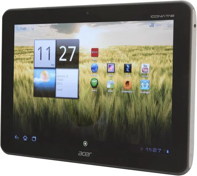 Alt view image 2 of 8 - Acer Iconia Tab A200-10g16u 1GB Memory 10.1" 1280 x 800 Tablet PC - Titanium Gray Android 3.2 Honeycomb (upgradable to Ice Cream Sandwich)