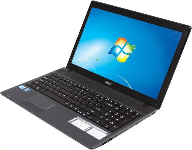 Main image of Acer Laptop Aspire Intel Core i3-380M 4GB Memory 320GB HDD Intel HD Graphics 15.6" Windows 7 Home Premium 64-Bit AS5733-6621