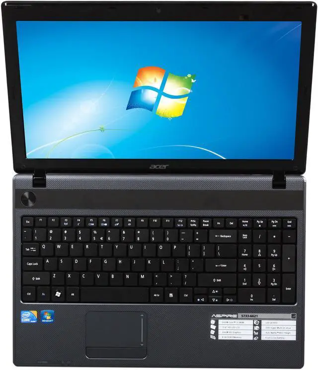 Alt view image 6 of 8 - Acer Laptop Aspire Intel Core i3-380M 4GB Memory 320GB HDD Intel HD Graphics 15.6" Windows 7 Home Premium 64-Bit AS5733-6621