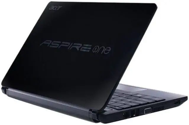 Main image of Acer Aspire One AOD257-13478 Espresso Black Intel Atom N455(1.66 GHz) 10.1" WSVGA 1GB Memory 250GB HDD Netbook