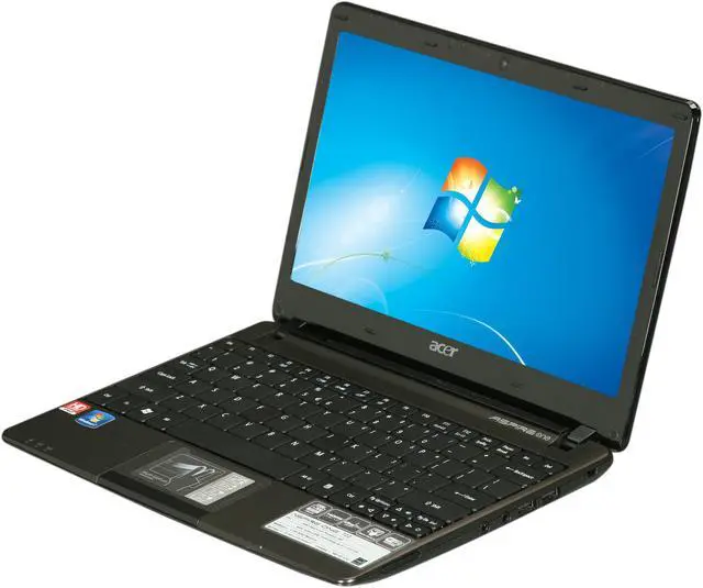 Main image of Acer Aspire One AO722-0828 4GB Memory 11.6" 1366 x 768 Notebook Windows 7 Home Premium 64-Bit Espresso Black