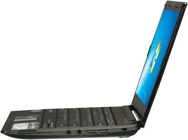 Alt view image 2 of 8 - Acer Aspire One AO722-0828 4GB Memory 11.6" 1366 x 768 Notebook Windows 7 Home Premium 64-Bit Espresso Black