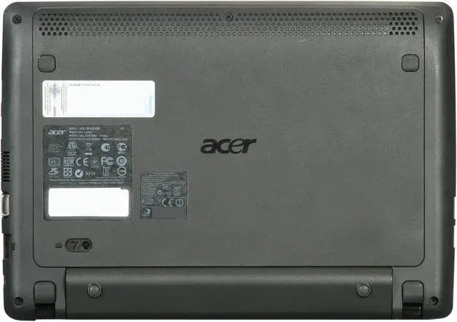 Alt view image 7 of 8 - Acer Aspire One AO722-0828 4GB Memory 11.6" 1366 x 768 Notebook Windows 7 Home Premium 64-Bit Espresso Black