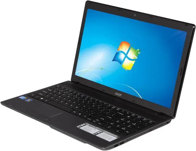 Acer Laptop Aspire Intel Core i3-380M 4GB Memory 500GB HDD Intel