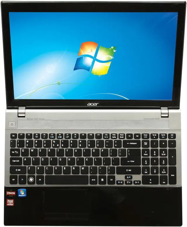 Alt view image 6 of 8 - Acer Laptop Aspire AMD A8-4500M 6GB Memory 750GB HDD AMD Radeon HD 7640G 15.6" Windows 7 Home Premium 64-Bit V3-551-8664