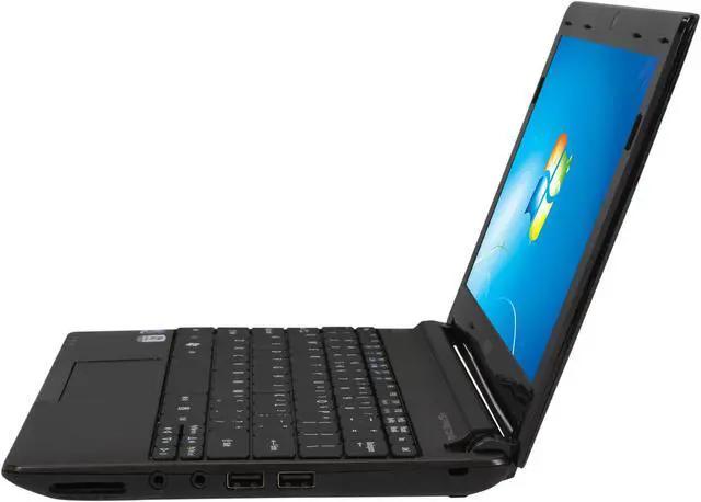 Alt view image 2 of 8 - Acer Aspire One AOD270-1824 Espresso Black Intel Atom N2600(1.60 GHz) 10.1" WSVGA 1GB Memory 320GB HDD Netbook