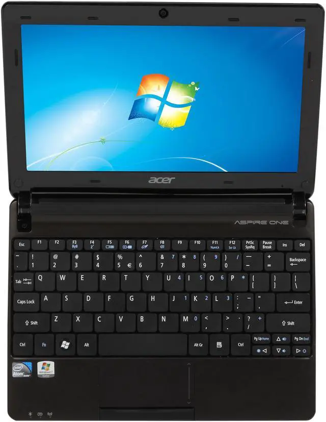 Alt view image 6 of 8 - Acer Aspire One AOD270-1824 Espresso Black Intel Atom N2600(1.60 GHz) 10.1" WSVGA 1GB Memory 320GB HDD Netbook