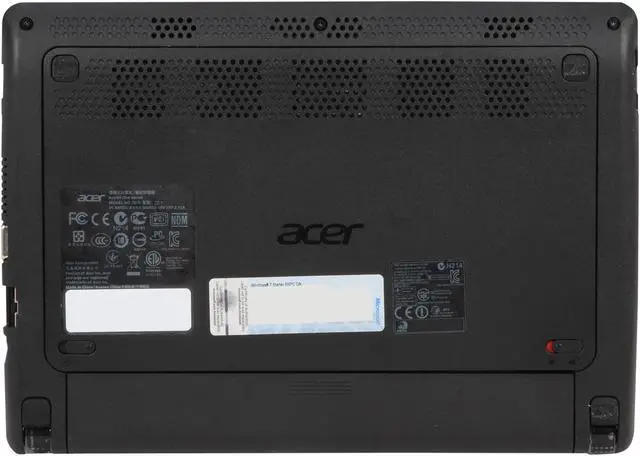 Alt view image 7 of 8 - Acer Aspire One AOD270-1824 Espresso Black Intel Atom N2600(1.60 GHz) 10.1" WSVGA 1GB Memory 320GB HDD Netbook
