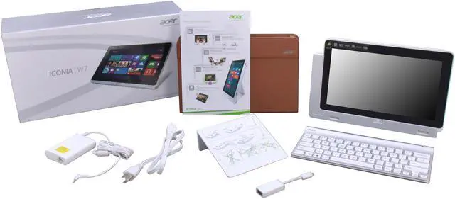 Alt view image 14 of 14 - Acer Iconia Tab W700-6691 4GB DDR3 Memory 11.6" 1920 x 1080 Slate Windows 8 64-bit