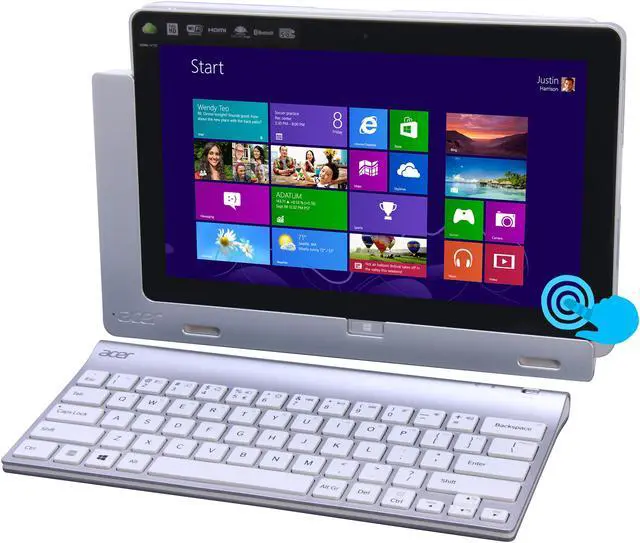 Main image of Acer Iconia Tab W700-6691 4GB DDR3 Memory 11.6" 1920 x 1080 Slate Windows 8 64-bit