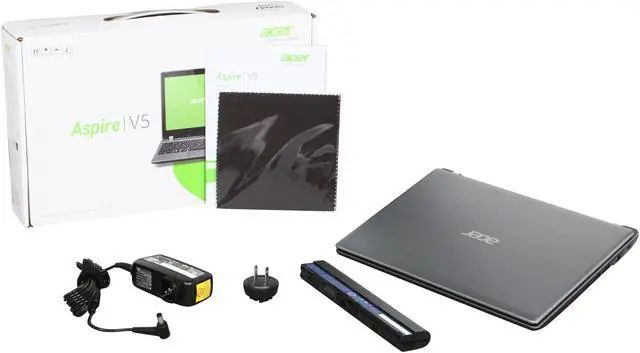 Alt view image 8 of 8 - Acer Laptop Aspire Intel Core i5-3317U 6GB Memory 500GB HDD Intel HD Graphics 4000 11.6" Windows 8 64-Bit V5-171-6422