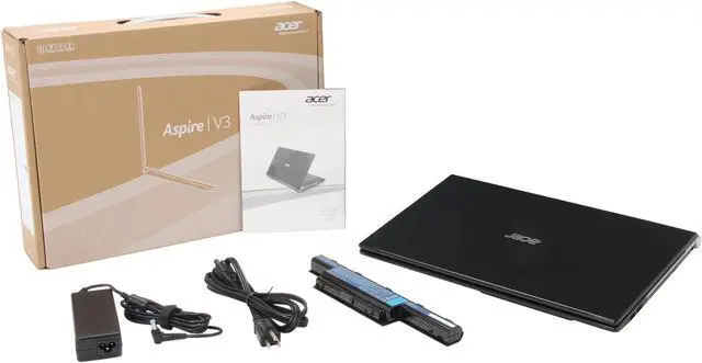 Alt view image 8 of 8 - Acer Laptop Aspire Intel Core i5-3210M 4GB Memory 500GB HDD NVIDIA GeForce GT 630M 15.6" Windows 8 V3-571G-6407