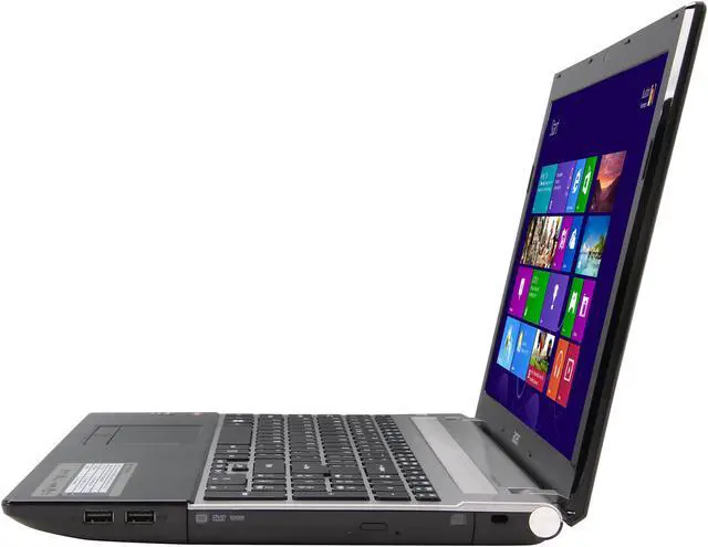 Alt view image 2 of 8 - Acer Laptop Aspire AMD A8-4500M 4GB Memory 500GB HDD AMD Radeon HD 7670M 15.6" Windows 8 V3-551G-8454