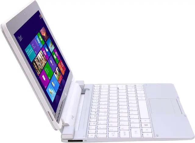 Alt view image 4 of 9 - Acer Iconia Tab W Series W510P-1406 Intel Atom Z2760 (1.80GHz) 10.1" 2GB Memory 64GB Tablet - Windows 8 Pro - Silver