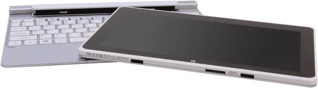 Alt view image 6 of 9 - Acer Iconia Tab W Series W510P-1406 Intel Atom Z2760 (1.80GHz) 10.1" 2GB Memory 64GB Tablet - Windows 8 Pro - Silver