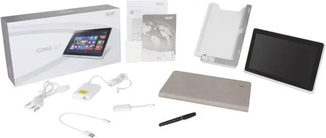 Alt view image 13 of 13 - Acer Iconia Tab W Series W700P-6821 Intel Core i5 3317U (1.70GHz) 11.6" 4GB DDR3 Memory 128GB SSD Tablet - Windows 8 Pro
