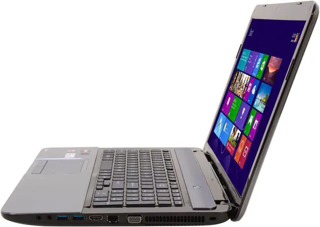 Alt view image 2 of 8 - TOSHIBA Laptop Satellite AMD A8-4500M 6GB Memory 640GB HDD AMD Radeon HD 7640G 17.3" Windows 8 L875D-S7342