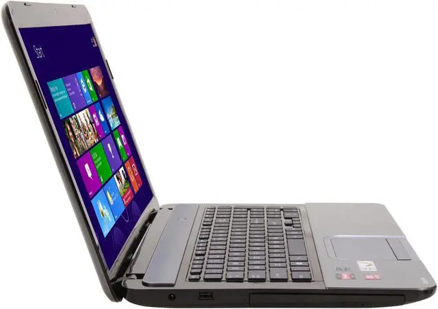 Alt view image 4 of 8 - TOSHIBA Laptop Satellite AMD A8-4500M 6GB Memory 640GB HDD AMD Radeon HD 7640G 17.3" Windows 8 L875D-S7342