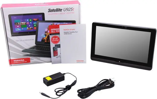 Alt view image 9 of 9 - TOSHIBA Satellite Intel Core i5-3317U 4GB Memory 128 GB SSD Intel HD Graphics 4000 12.5" 1366 x 768 Convertible Ultrabook Windows 8 U925t-S2300