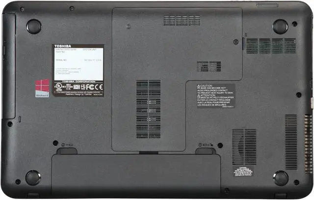 Alt view image 7 of 8 - TOSHIBA Laptop Satellite AMD E1-1200 4GB Memory 320GB HDD AMD Radeon HD 7310 15.6" Windows 8 C855D-S5340