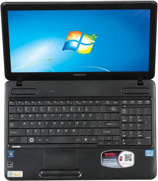 Alt view image 6 of 8 - TOSHIBA Laptop Satellite Intel Core i3-2330M 4GB Memory 320GB HDD Intel HD Graphics 15.6" Windows 7 Home Premium 64-Bit C655-S5305B