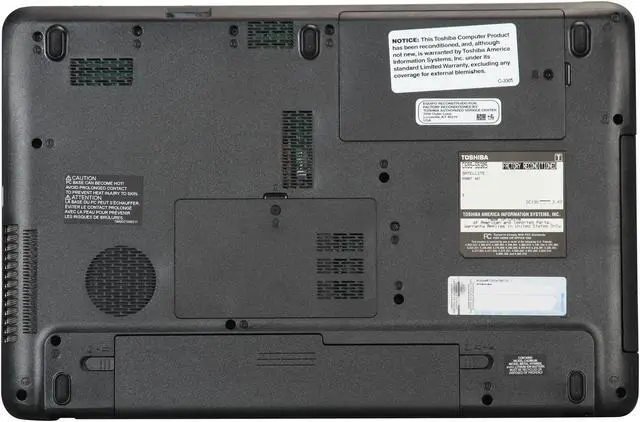 Alt view image 7 of 8 - TOSHIBA Laptop Satellite Intel Core i3-2330M 4GB Memory 320GB HDD Intel HD Graphics 15.6" Windows 7 Home Premium 64-Bit C655-S5305B