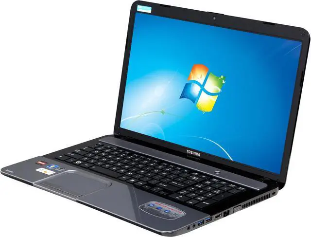 Main image of TOSHIBA Laptop Satellite AMD A6-4400M 4GB Memory 640GB HDD AMD Radeon HD 7520G 17.3" Windows 7 Home Premium 64-Bit L875D-S7230