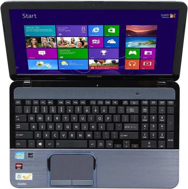 Alt view image 6 of 8 - TOSHIBA Laptop Satellite Intel Core i5-3230M 6GB Memory 750GB HDD AMD Radeon HD 7670M 15.6" Windows 8 S855-S5164