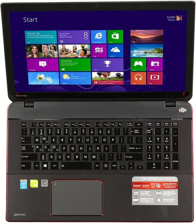 Alt view image 6 of 8 - TOSHIBA Qosmio - 17.3" NVIDIA GeForce GTX 770M - Intel Core i7-4700MQ - 16GB Memory - - Windows 8 - Gaming Laptop - (X75-A7295 )