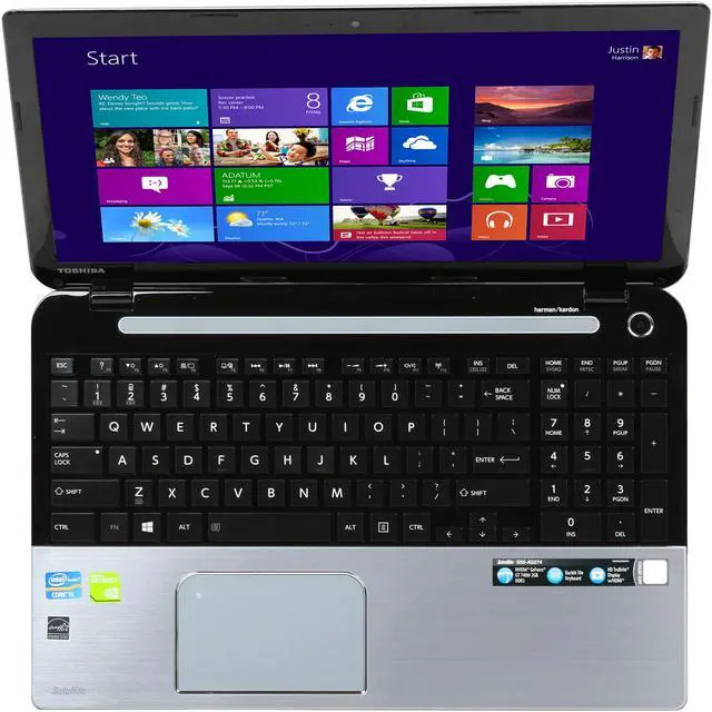 Alt view image 6 of 8 - TOSHIBA Laptop Satellite Intel Core i5-3337U 6GB Memory 750GB HDD NVIDIA GeForce GT 740M 15.6" Windows 8 S55-A5274