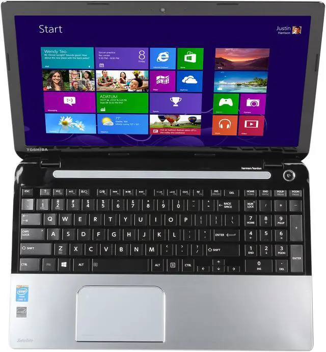 Alt view image 6 of 8 - TOSHIBA Laptop Intel Core i7-4700MQ 8GB Memory 1TB HDD Intel HD Graphics 4600 15.6" Windows 8 S55-A5358