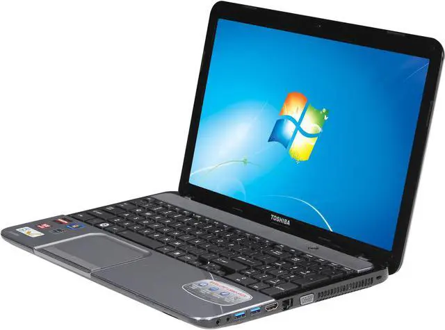Main image of TOSHIBA Laptop Satellite AMD A8-4500M 6GB Memory 640GB HDD AMD Radeon HD 7640G 15.6" Windows 7 Home Premium 64-Bit L855D-S5220