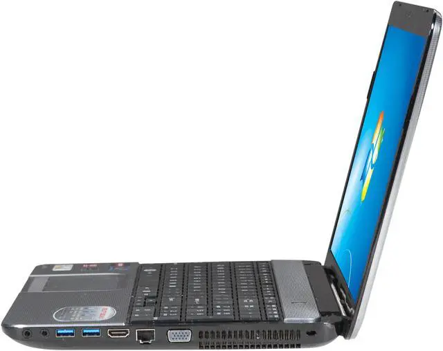 Alt view image 2 of 8 - TOSHIBA Laptop Satellite AMD A8-4500M 6GB Memory 640GB HDD AMD Radeon HD 7640G 15.6" Windows 7 Home Premium 64-Bit L855D-S5220