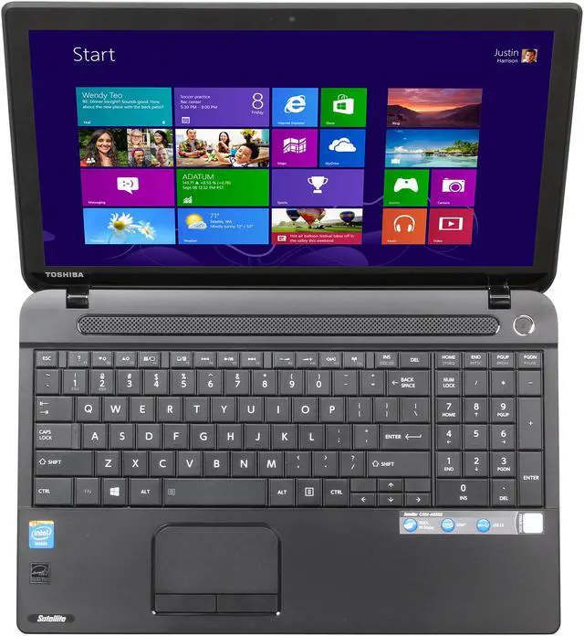 Alt view image 6 of 8 - TOSHIBA Laptop Intel Celeron 1005M 4GB Memory 500GB HDD Intel HD Graphics 15.6" Touch Screen Windows 8 C55T-A5222